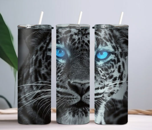 Blue eyed leopard tumbler