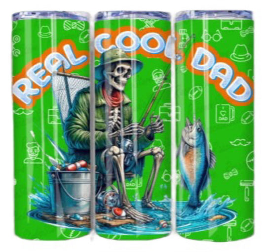 Reel cool dad tumbler