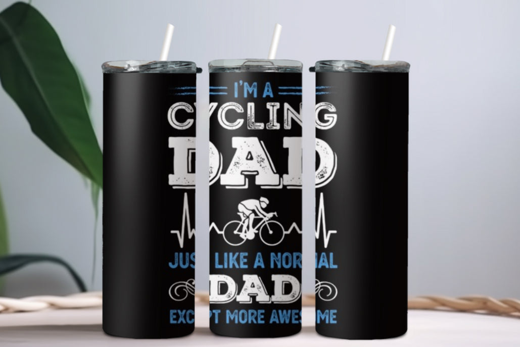 I’m a cycling dad tumbler