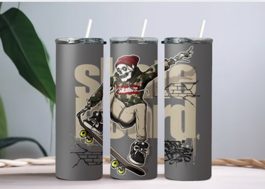 Skateboard tumbler