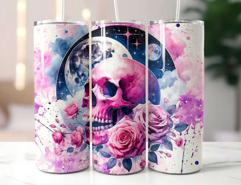 Pink skull