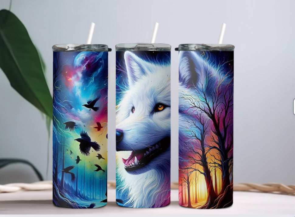 Wolf tumbler