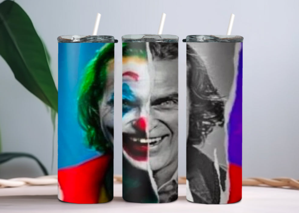 Joke split face tumbler