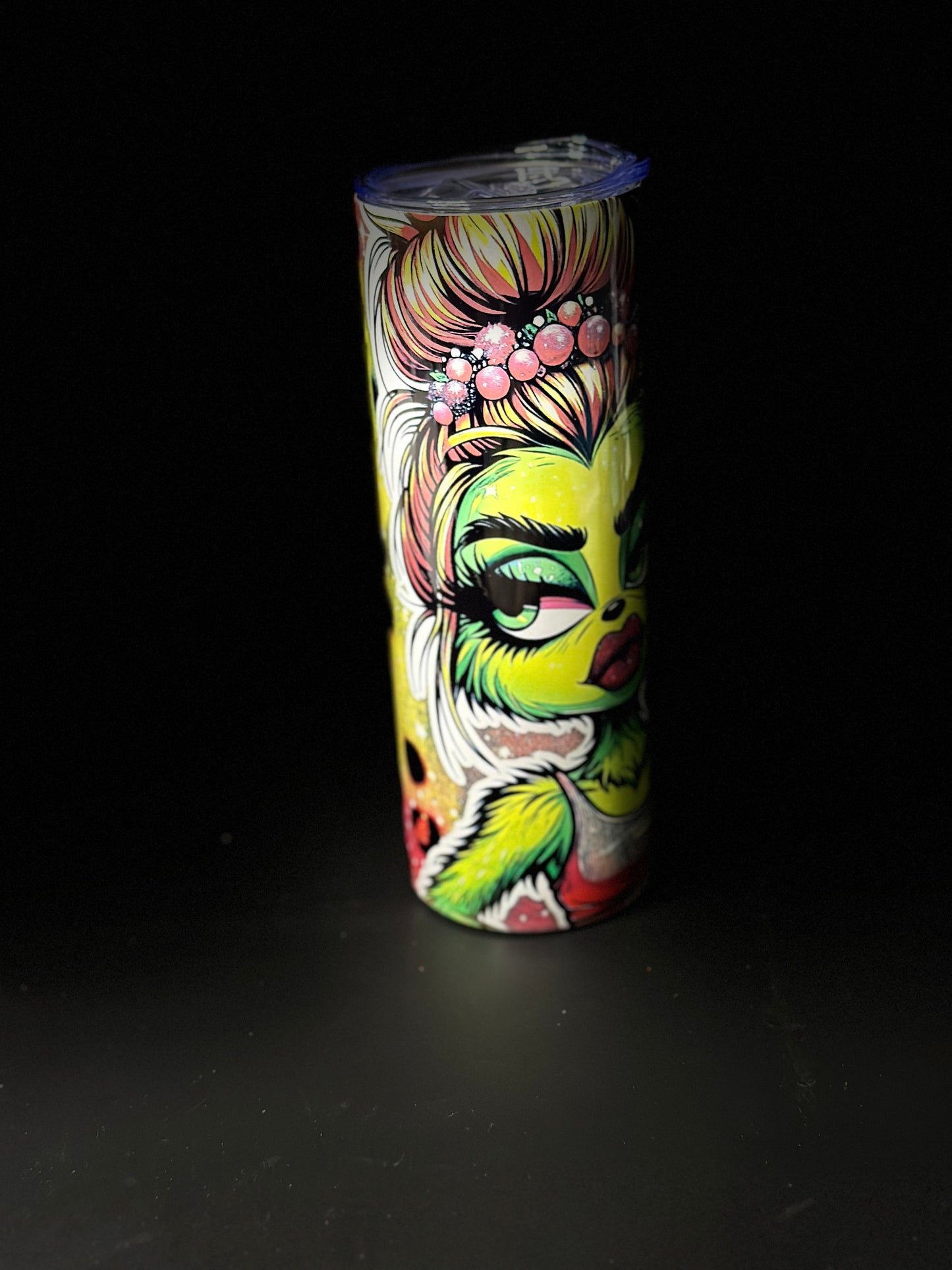 Miss Grinch attitude tumbler