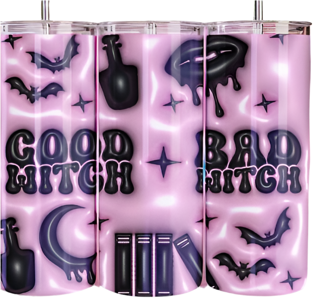 Good witch Bad witch tumbler