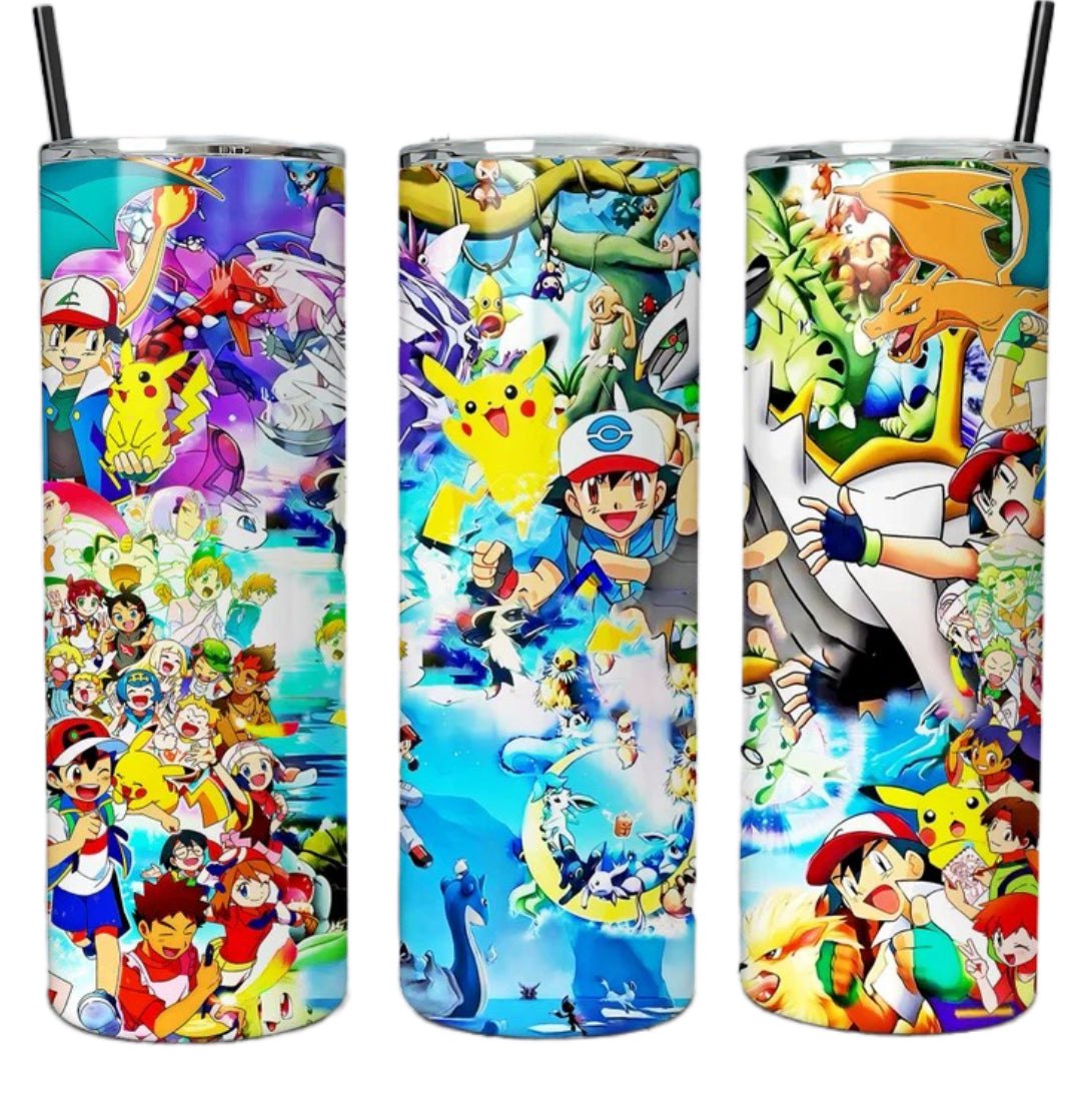 PKM characters tumbler